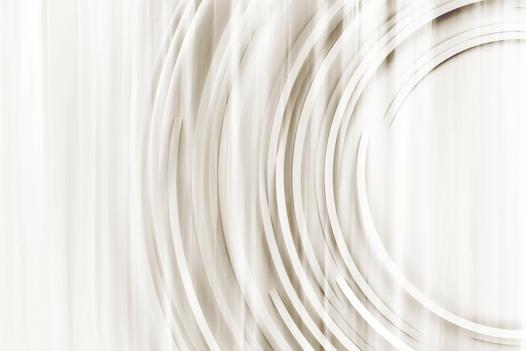 White and grey background with circles