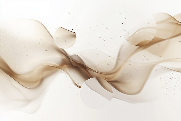 Brown smoke and circles Brown smoke and circles