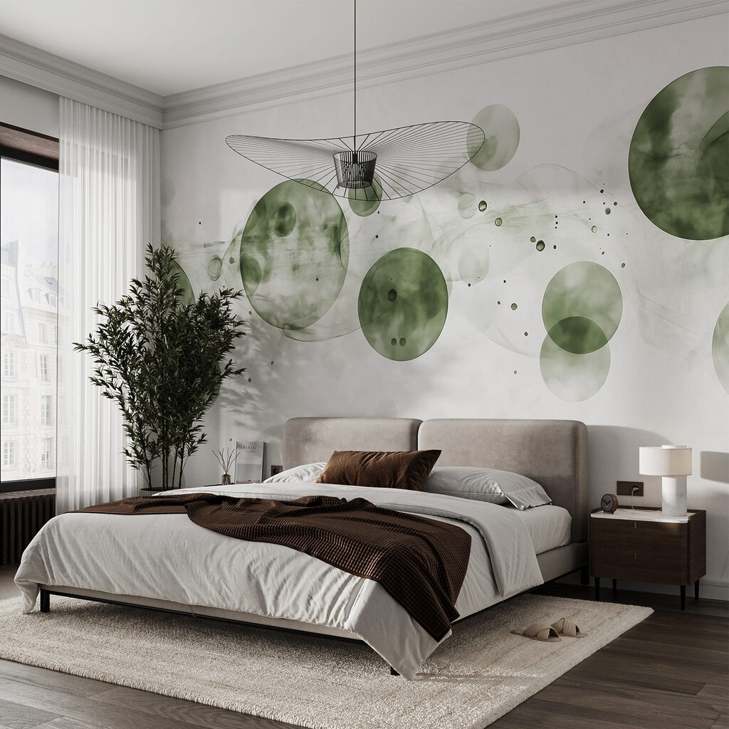 Group of circles with smoke