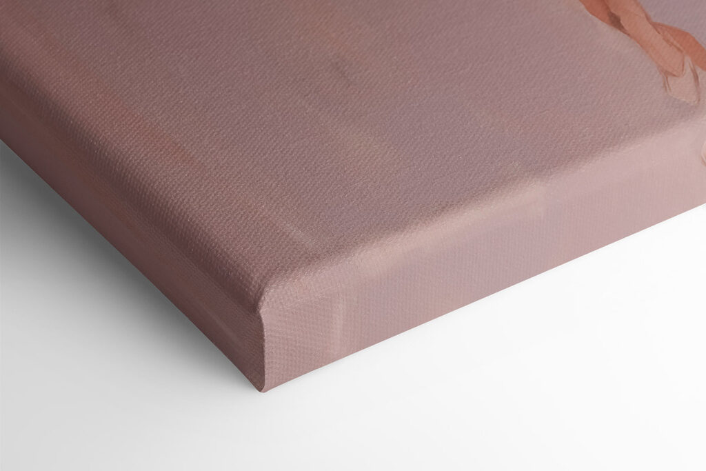 Painting of a woman in a white dress Painting of a woman in a white dress