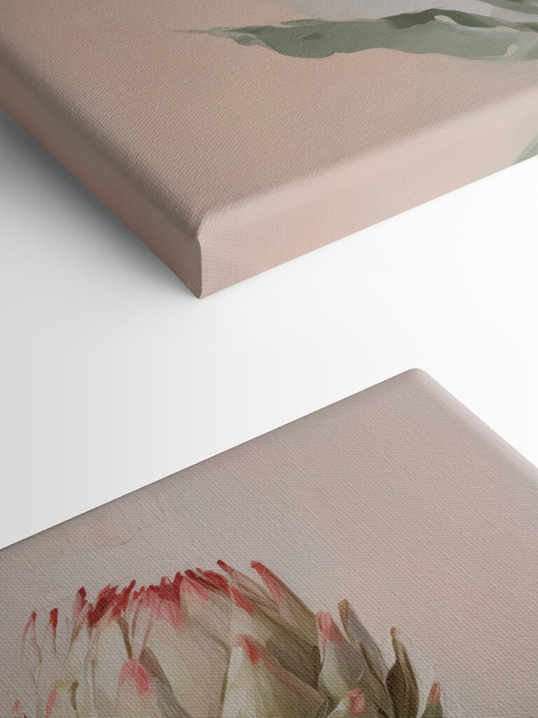 Art artichokes on a white background