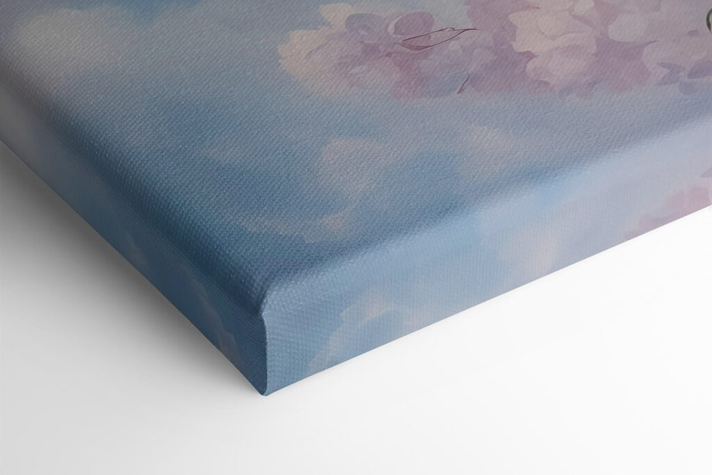 Painting of a tree with pink flowers Painting of a tree with pink flowers