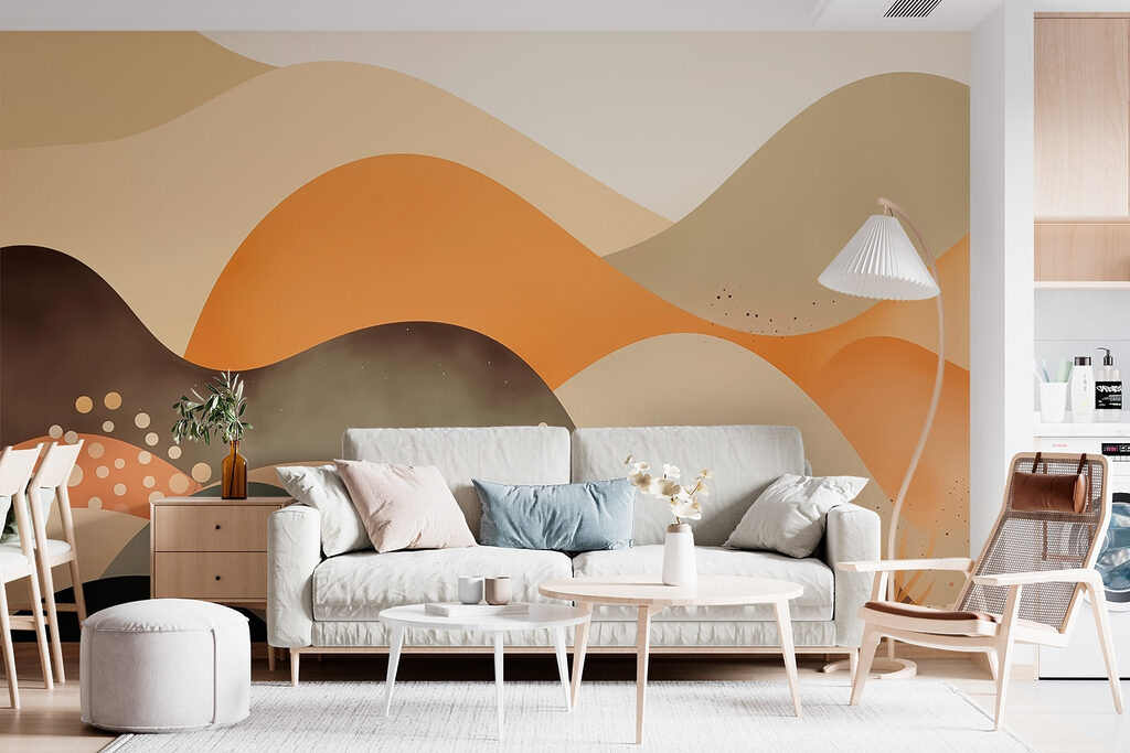 Painting of a desert landscape Painting of a desert landscape