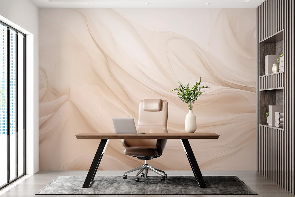 Soft waves of delicate fabric Soft waves of delicate fabric