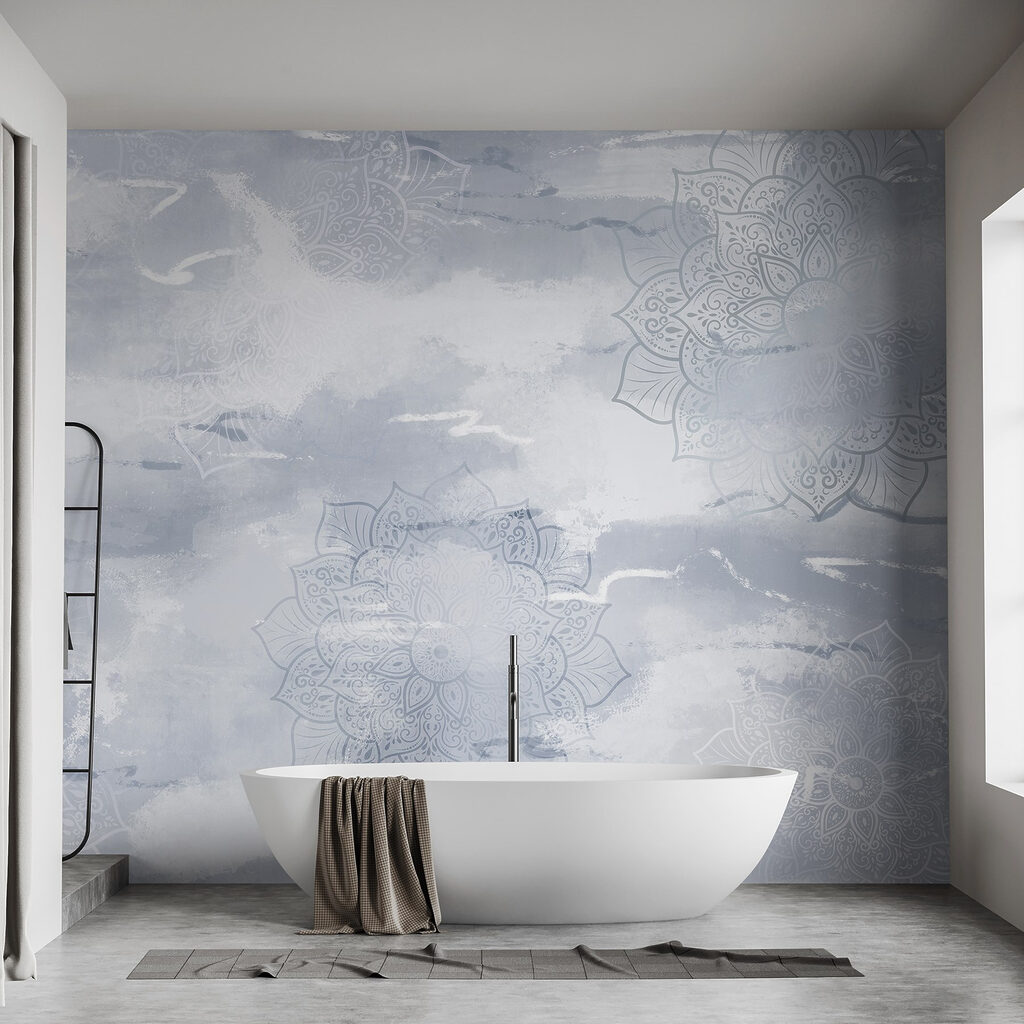 Grey and white background with white and grey patterns Grey and white background with white and grey patterns