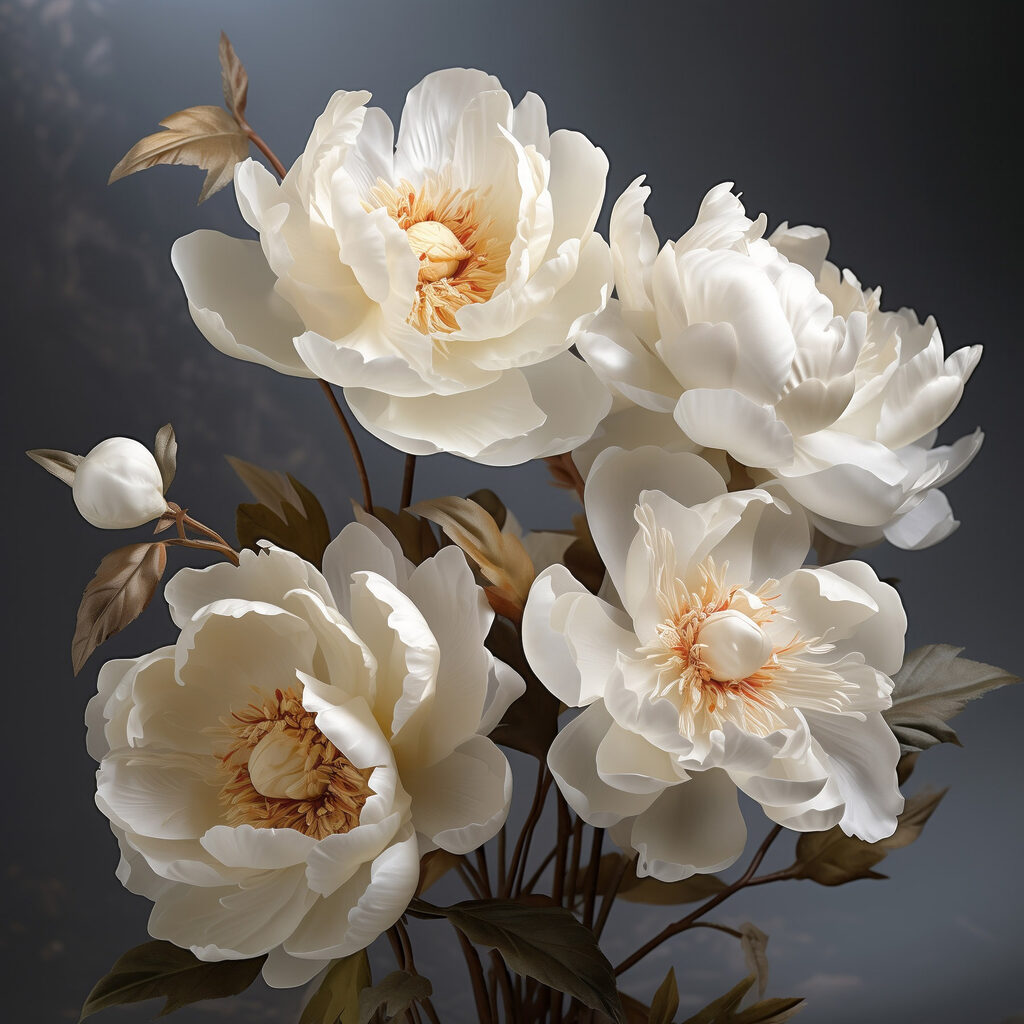 Bouquet of white flowers