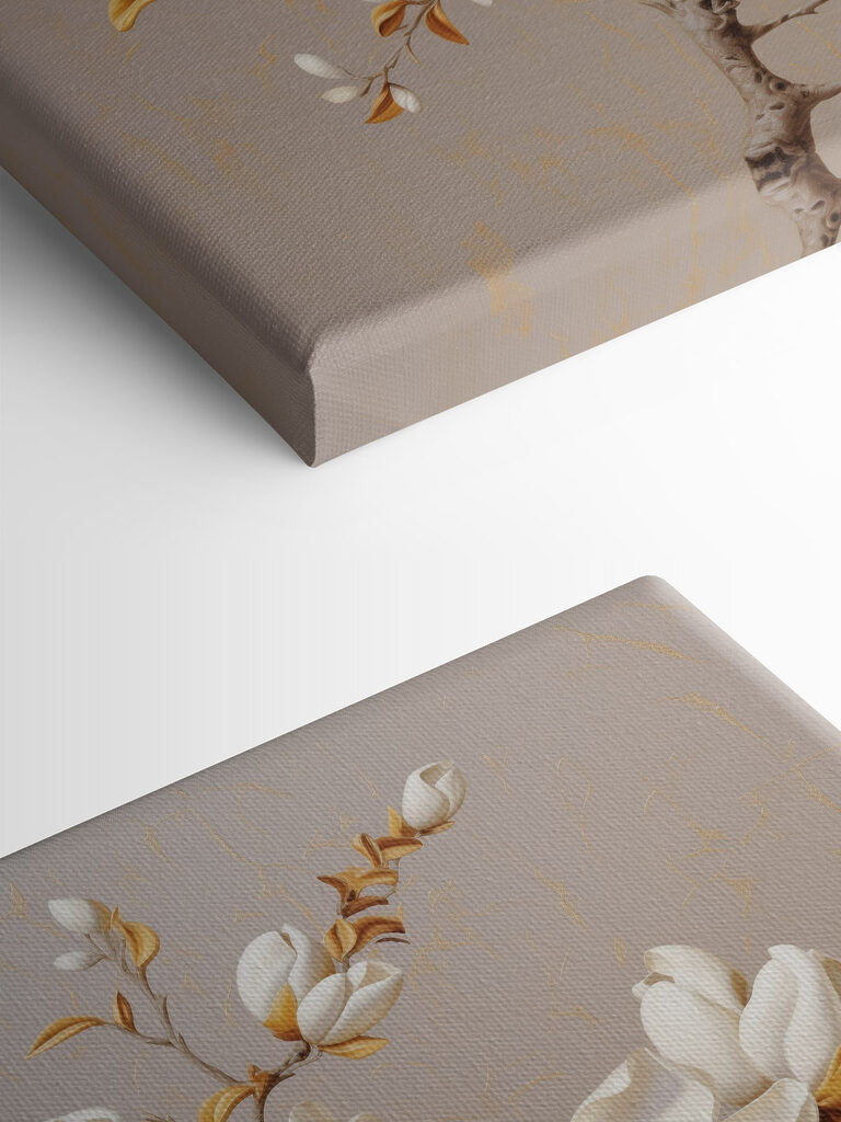 White flowers on a branch