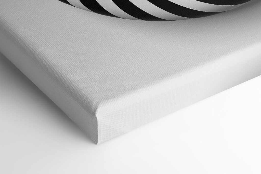 Black and white swirly object Black and white swirly object