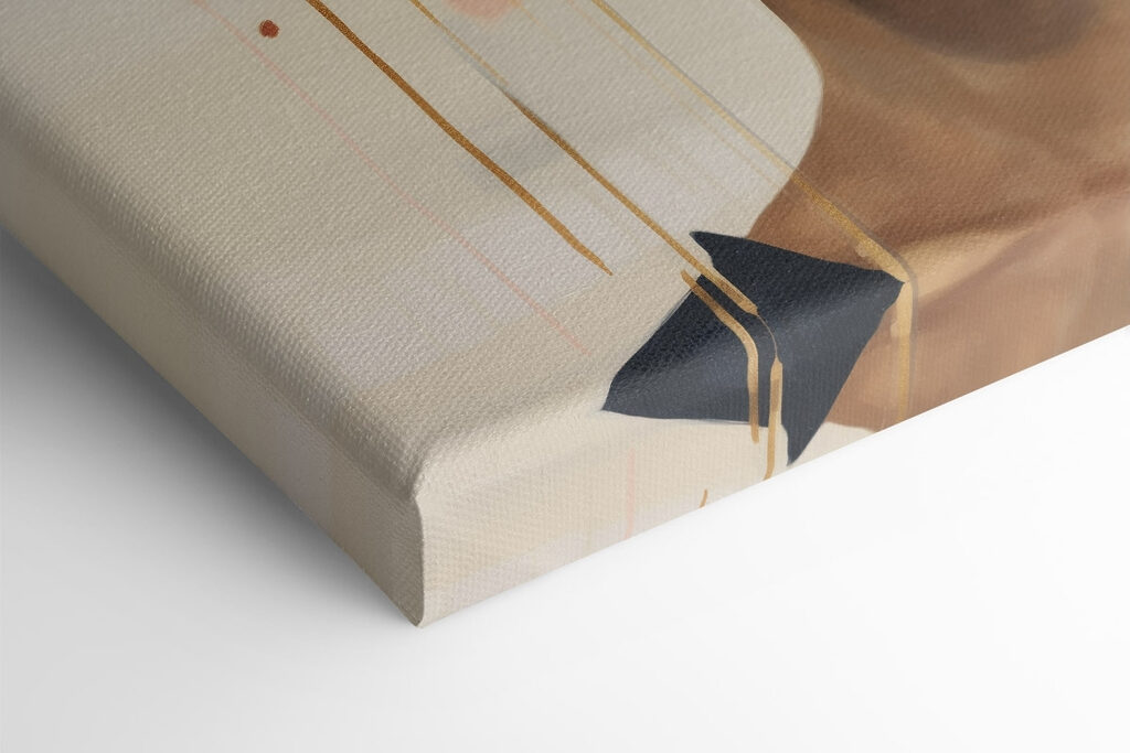 Painting of a woman with flowers on her head Painting of a woman with flowers on her head