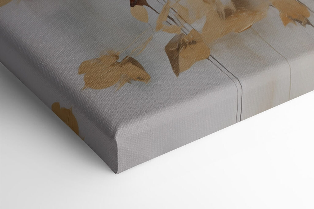 Painting of white flowers Painting of white flowers