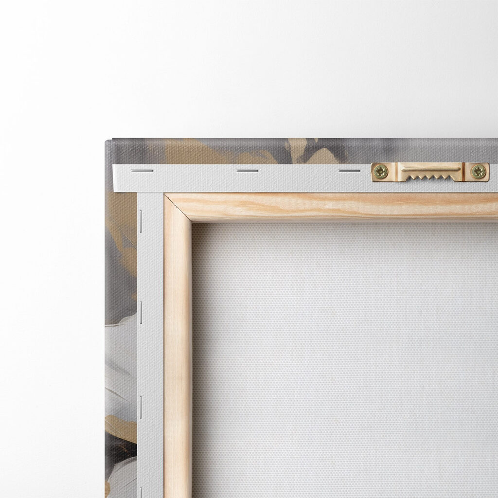 Painting of white flowers Painting of white flowers