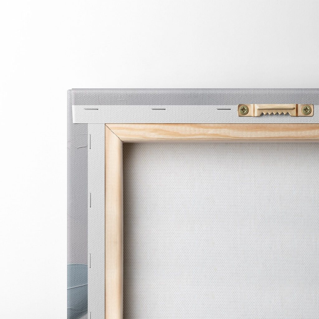 Painting of white flowers and leaves