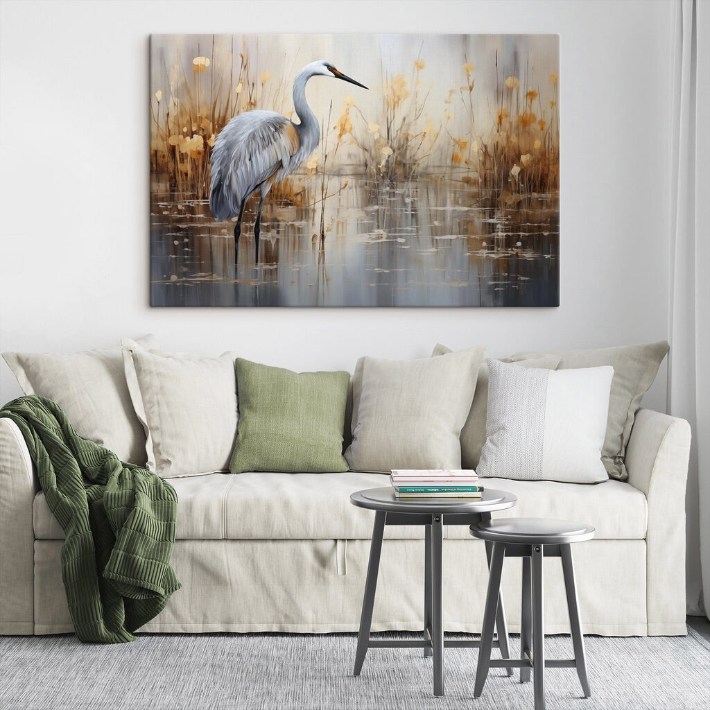 Bird standing in water