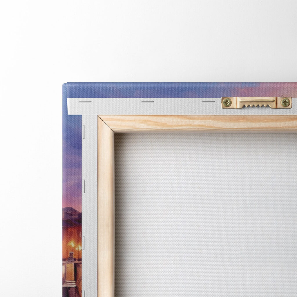 Bridge over a river with a building in the background Bridge over a river with a building in the background