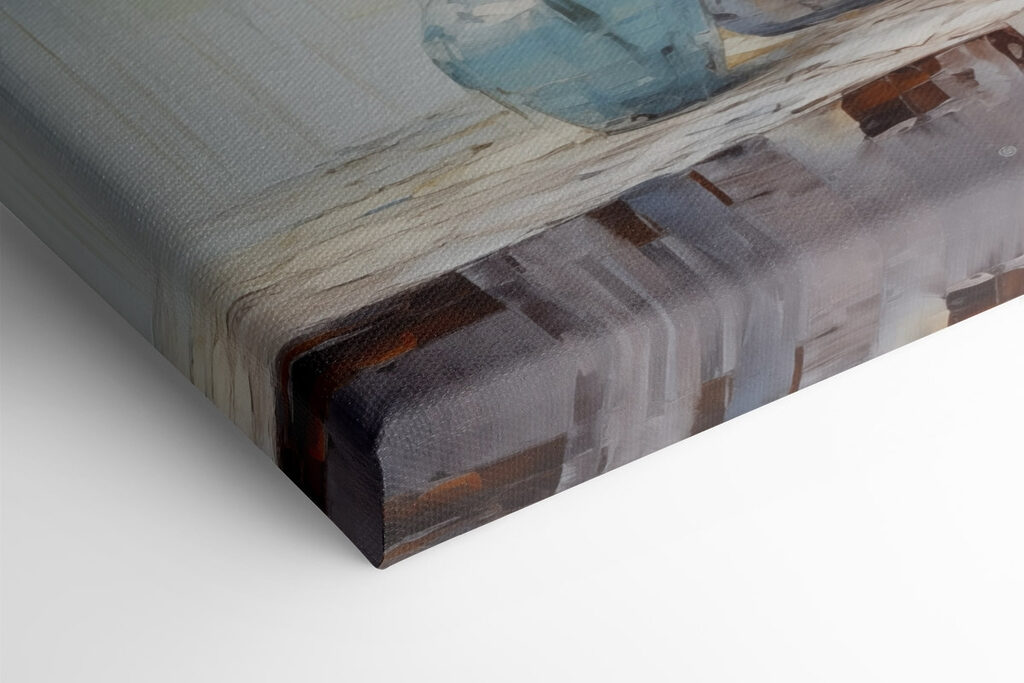 Painting of flowers in vases Painting of flowers in vases