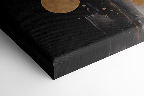 Painting of circles and lines