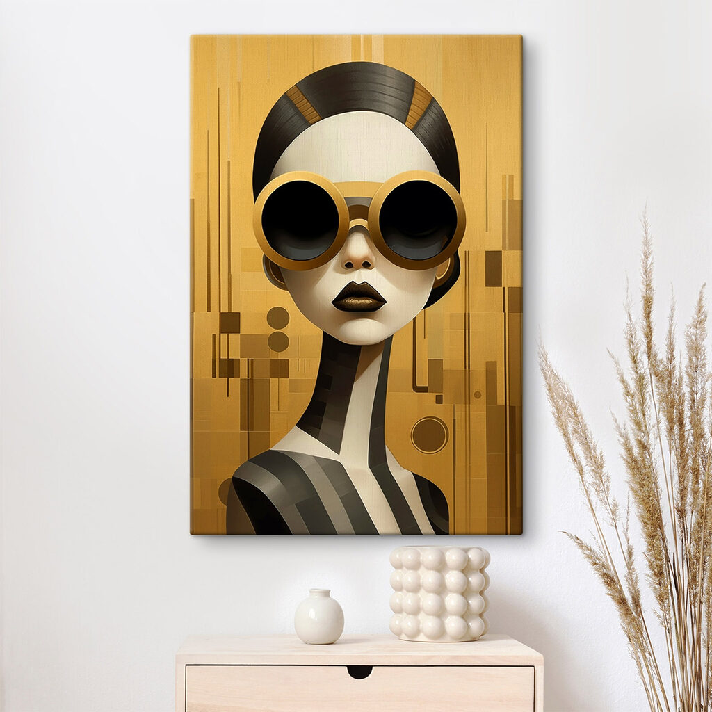 Woman wearing goggles