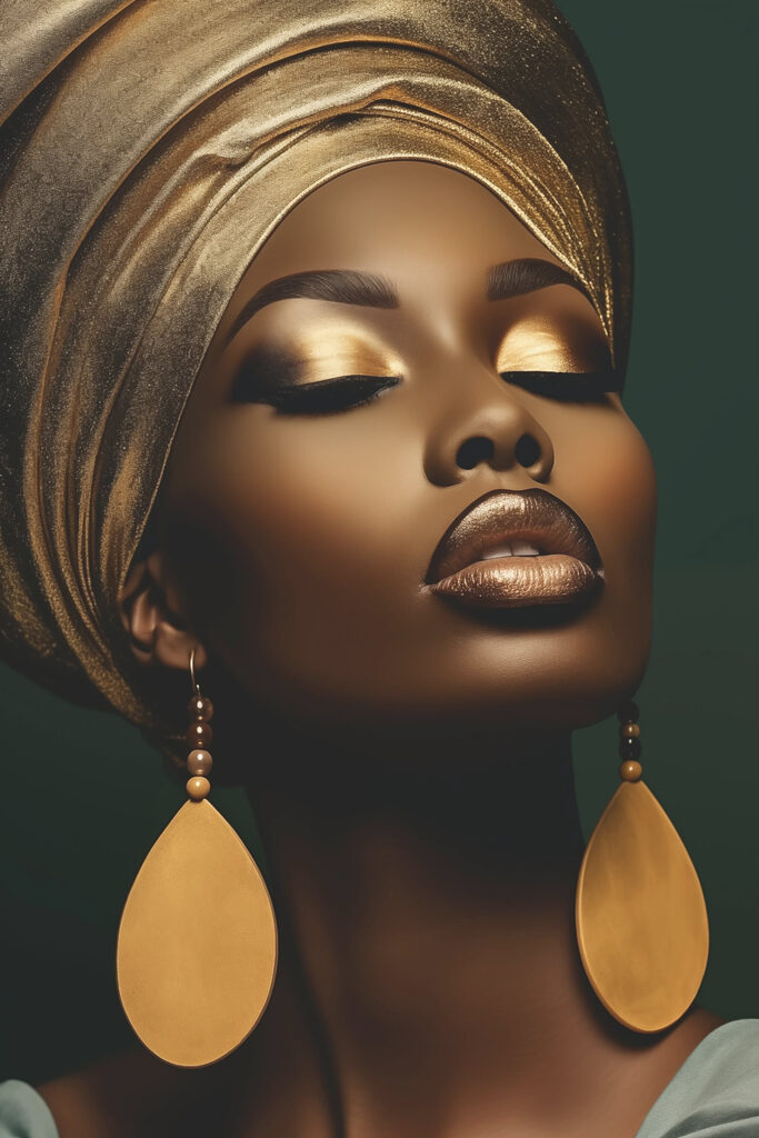 Elegant beauty with radiant detail