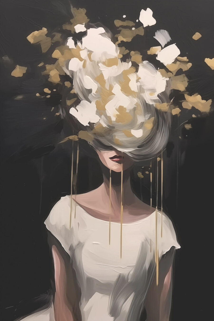 Surrealistická krása v plynúcej abstrakcii Surrealistická krása v plynúcej abstrakcii