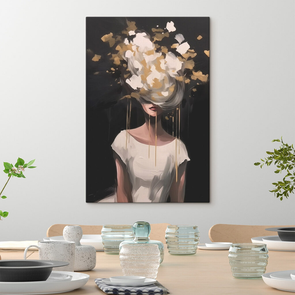 Surreal beauty in flowing abstraction