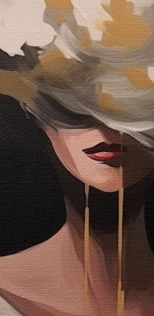 Surreal beauty in flowing abstraction