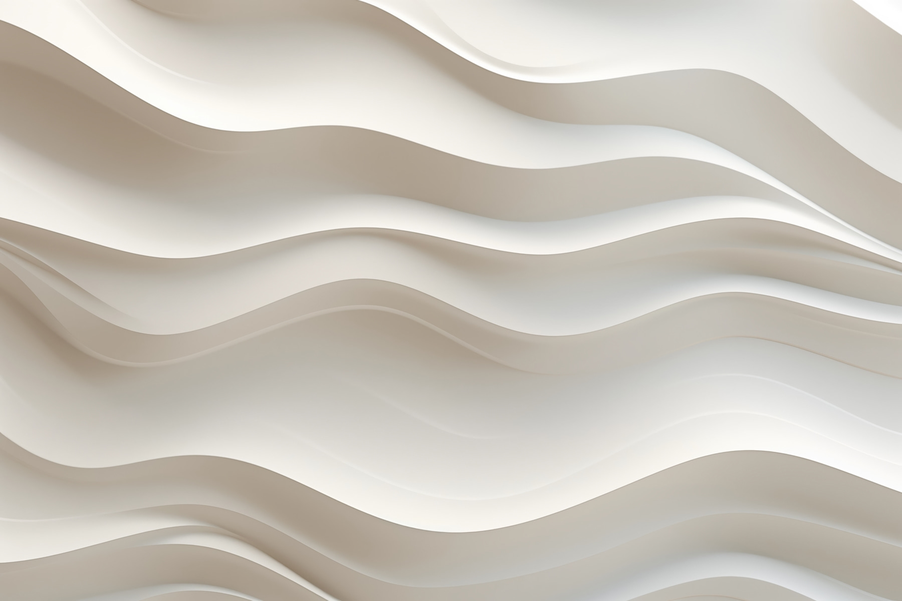 White wall with wavy lines
