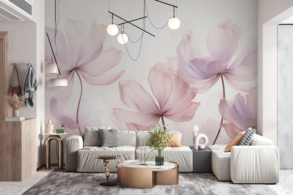 Delicate blossoms in soft hues Delicate blossoms in soft hues