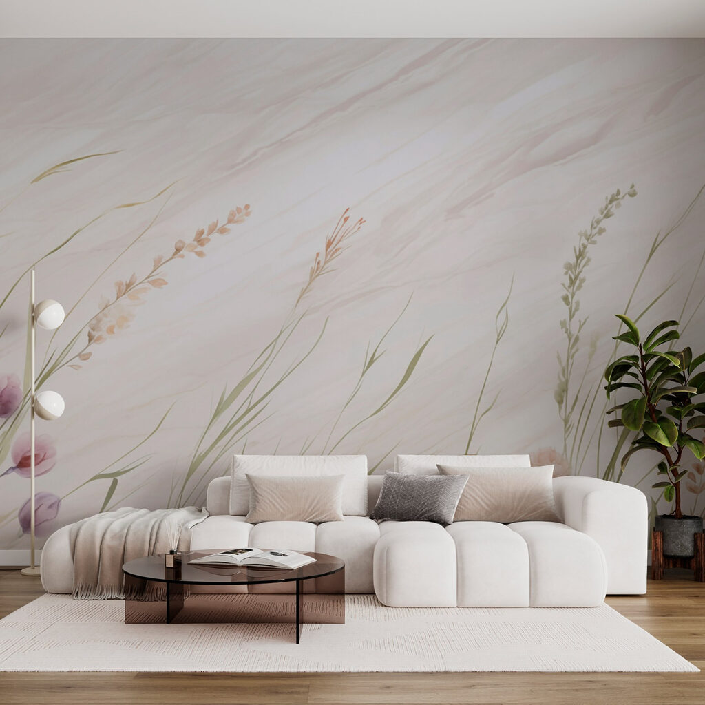 Delicate blooms swaying in the breeze