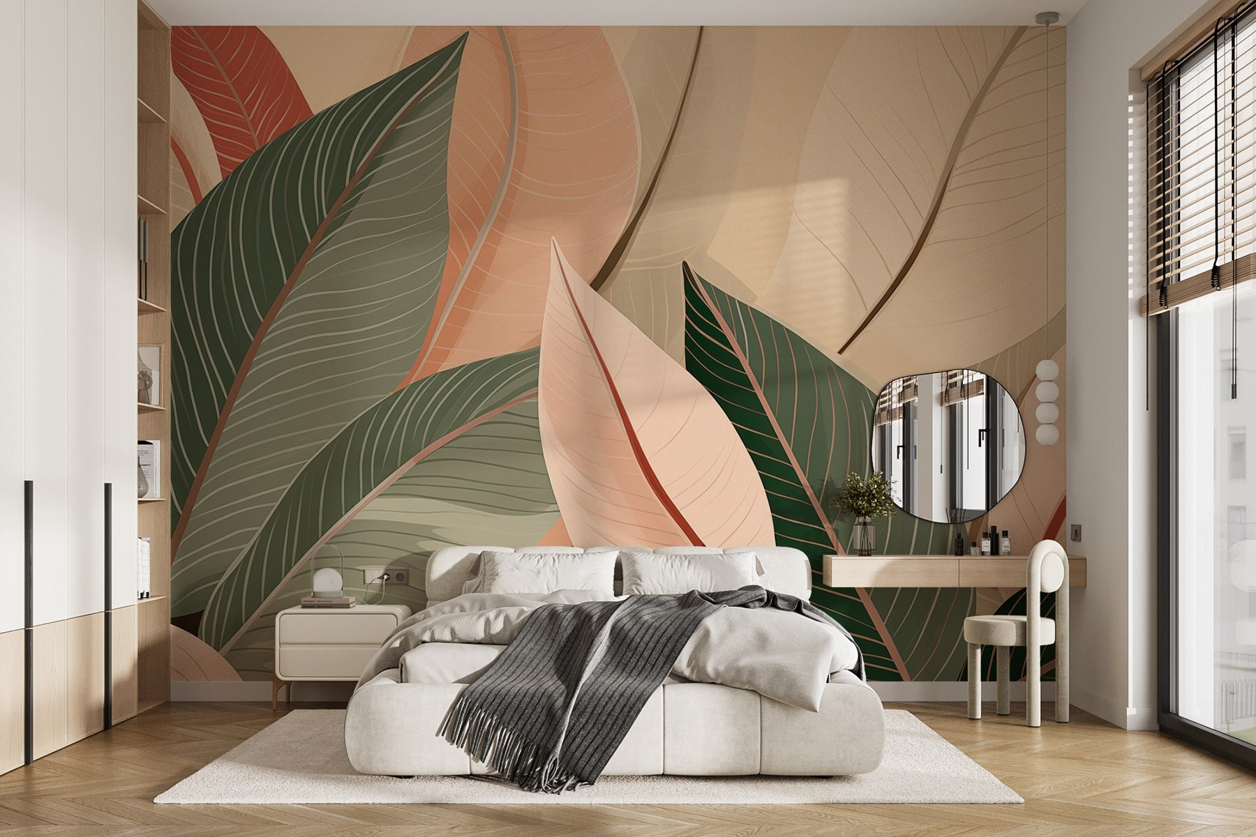 Natural hues of layered leaves Natural hues of layered leaves