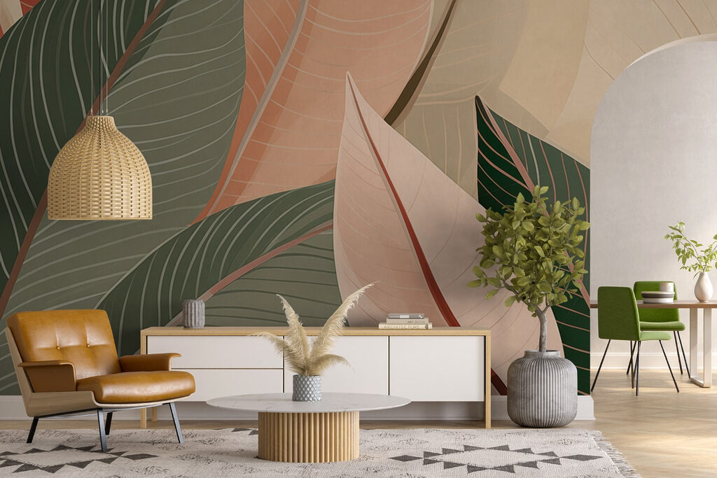 Natural hues of layered leaves Natural hues of layered leaves