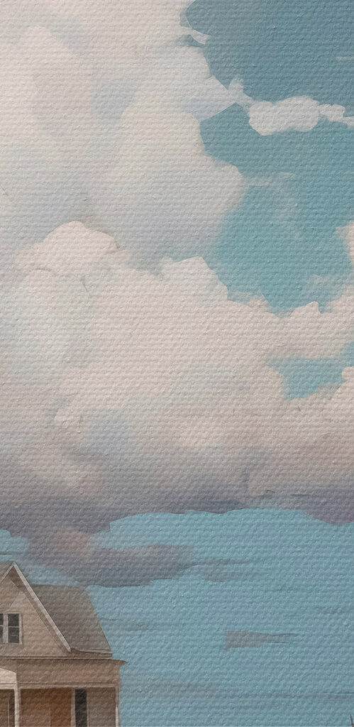 House in a field House in a field