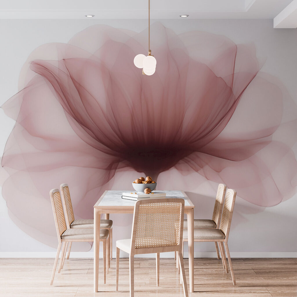 Flower with a transparent flower