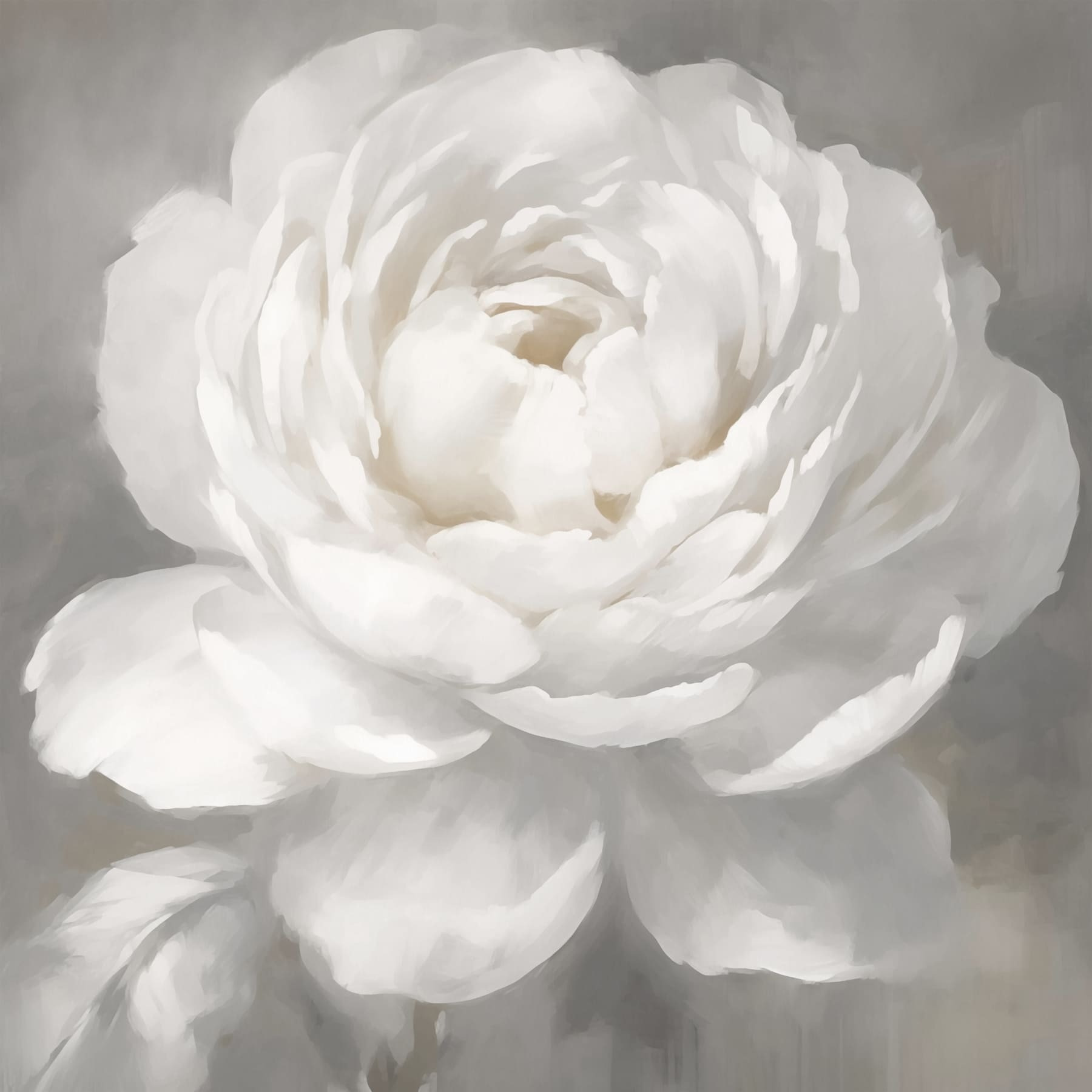 White flower with leaves White flower with leaves