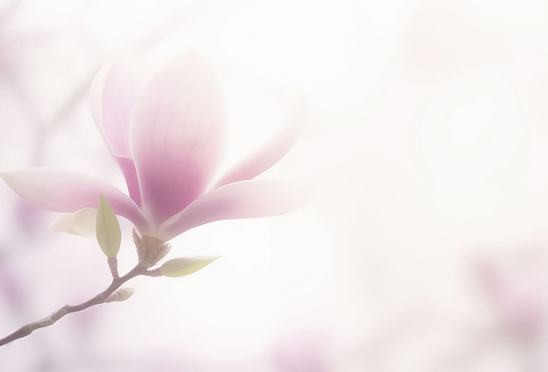 Delicate bloom in soft focus Delicate bloom in soft focus