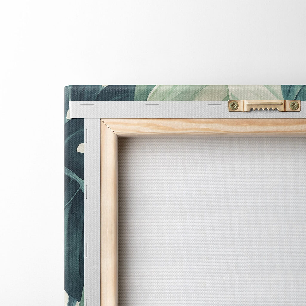 Lush green leaves in soft hues Lush green leaves in soft hues