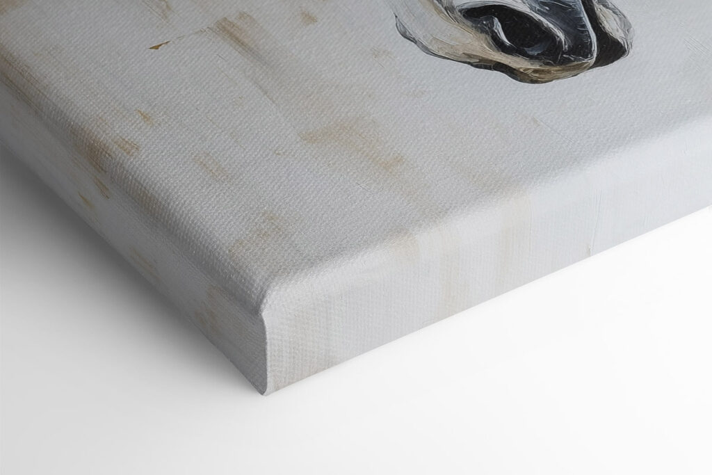 Painting of a white horse Painting of a white horse