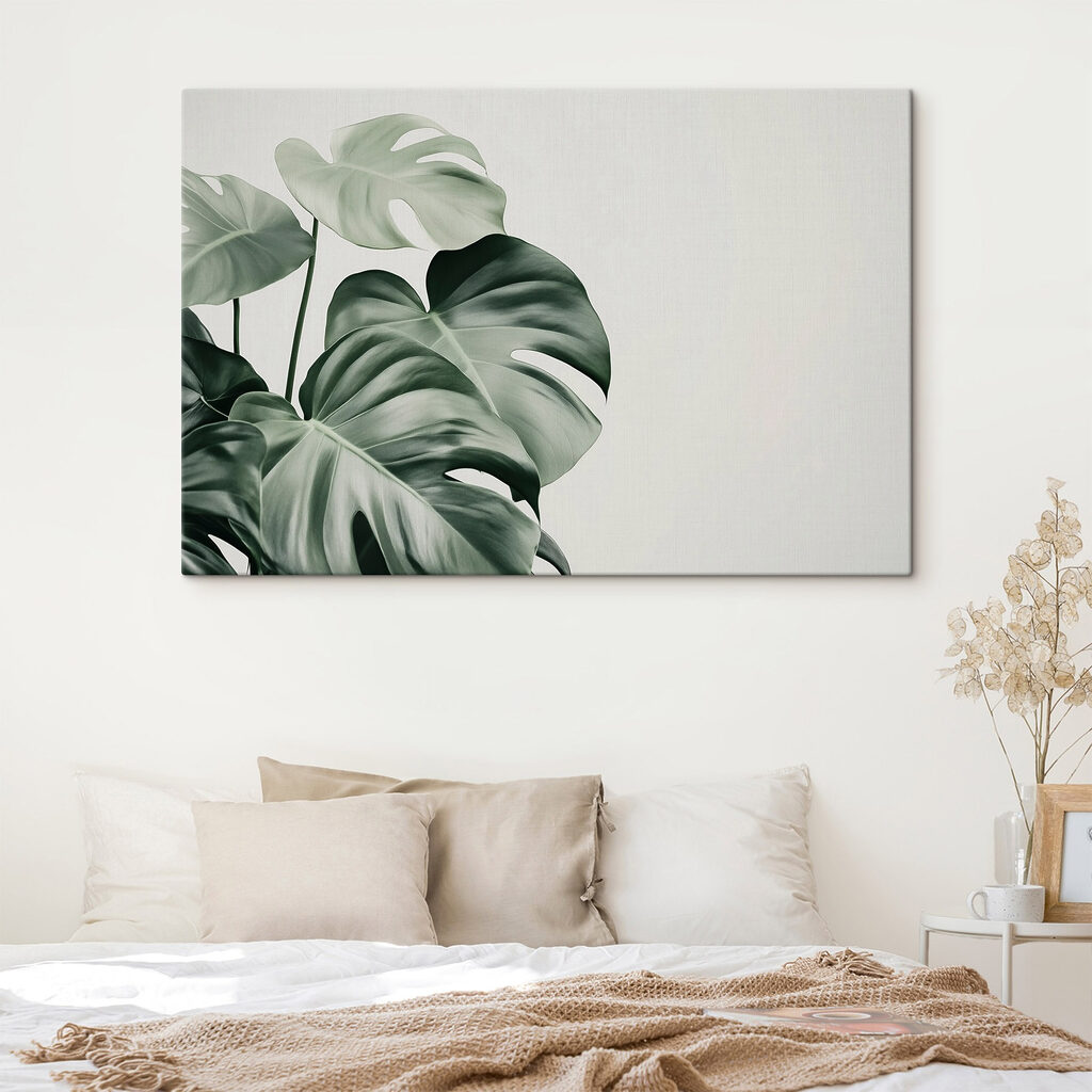 Lush green leaves in soft light