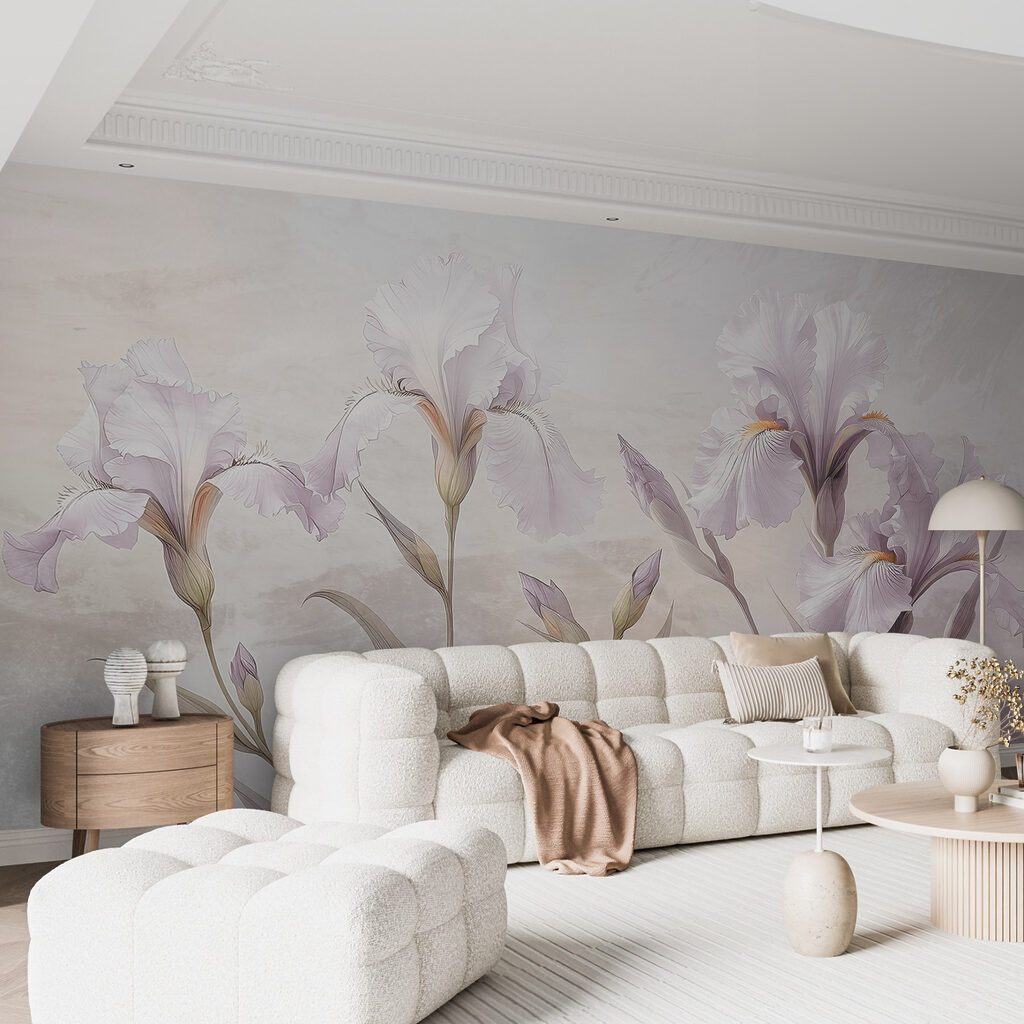 Delicate petals in soft hues