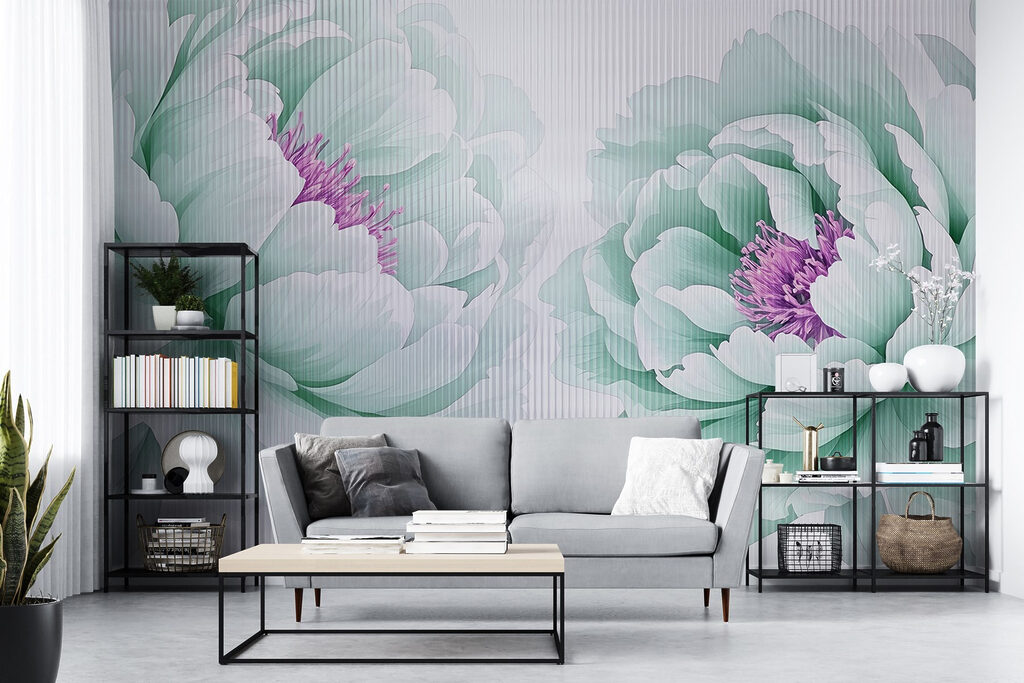 Delicate blooms in soft colors