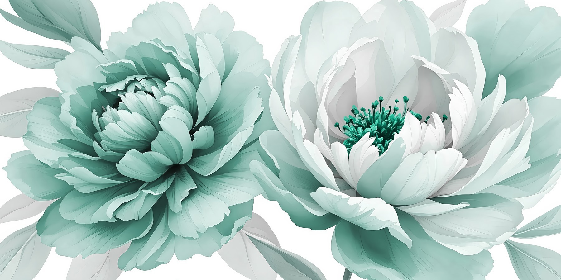 Floral elegance in soft hues Floral elegance in soft hues