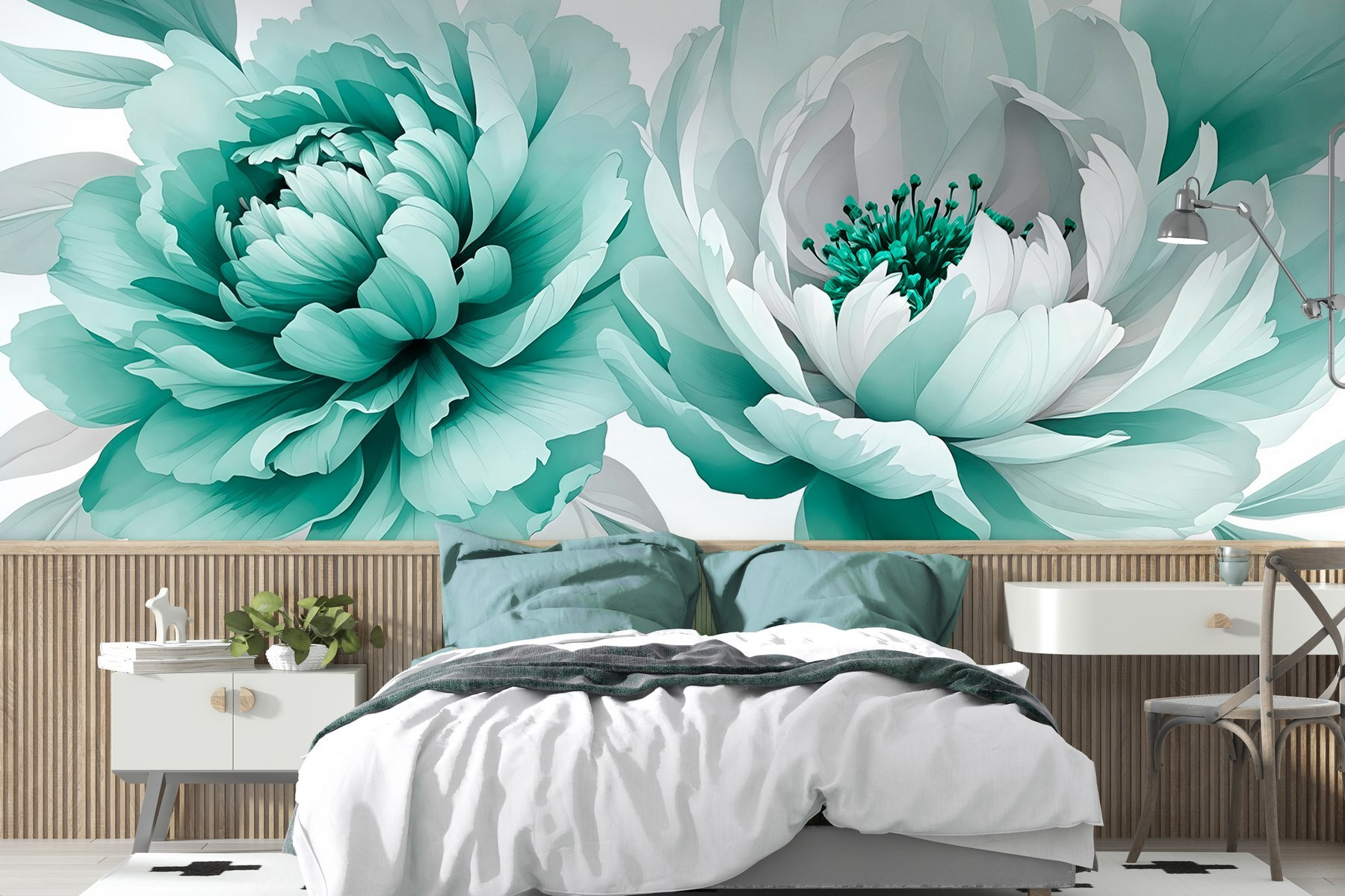 Floral elegance in soft hues Floral elegance in soft hues