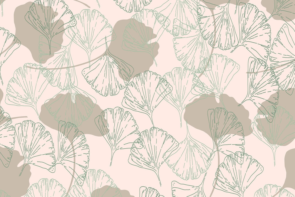 Pattern of leaves on a light background Pattern of leaves on a light background