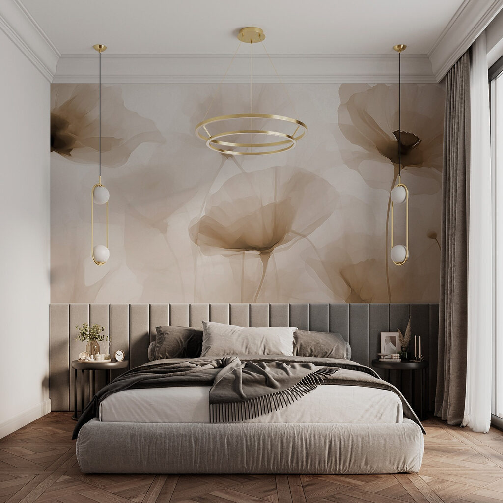 Group of flowers on a white background