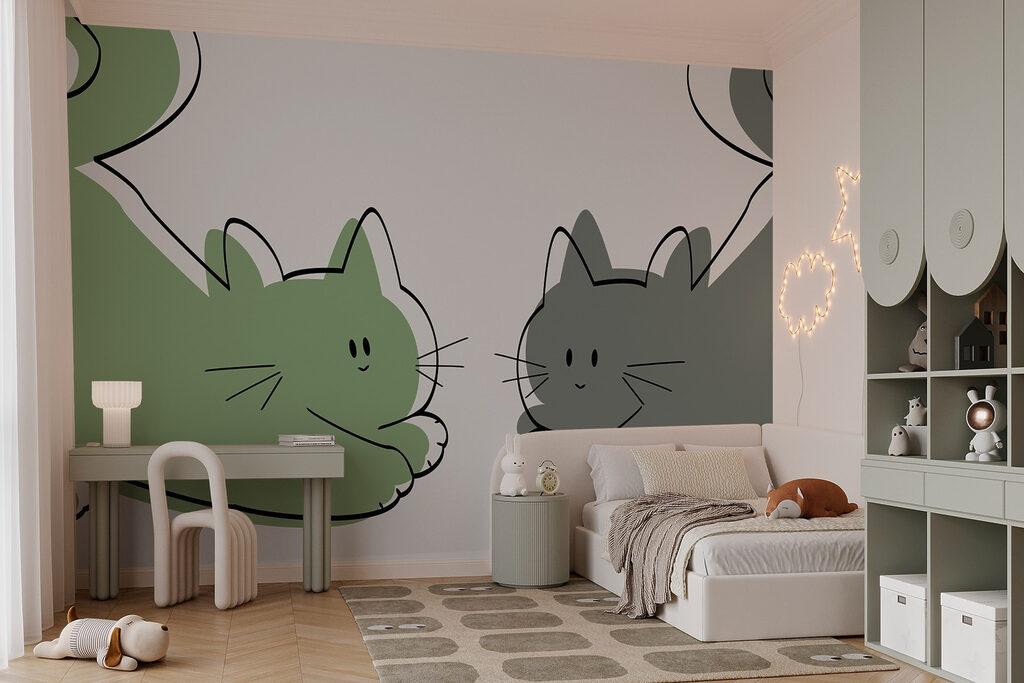 Couple of cats lying down