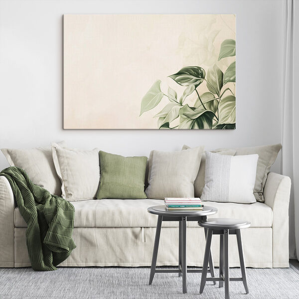 Pokojná zeleň v jemnom svetle Obraz Pokojná zeleň v jemnom svetle