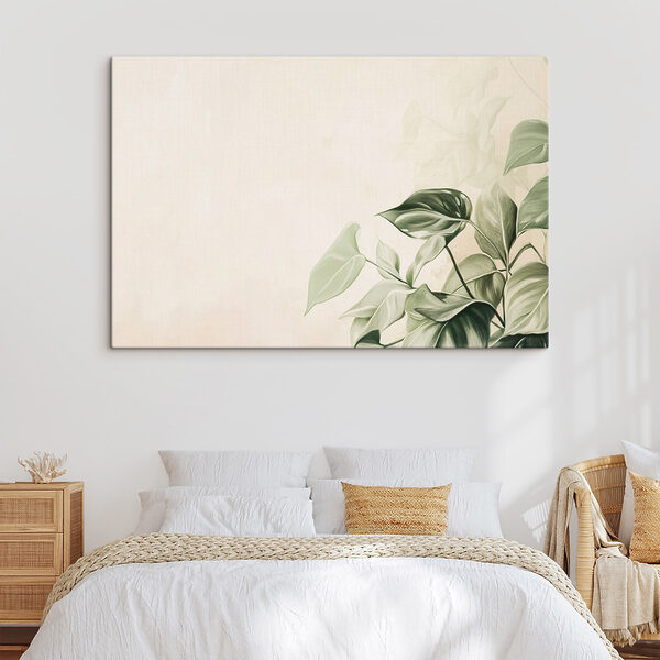 Serene greens in soft light