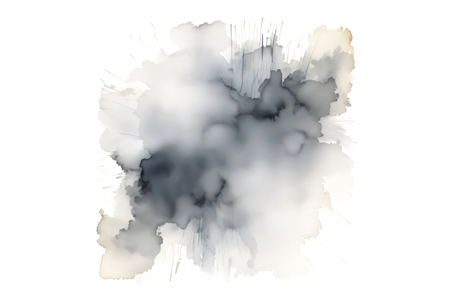 Black and white cloud