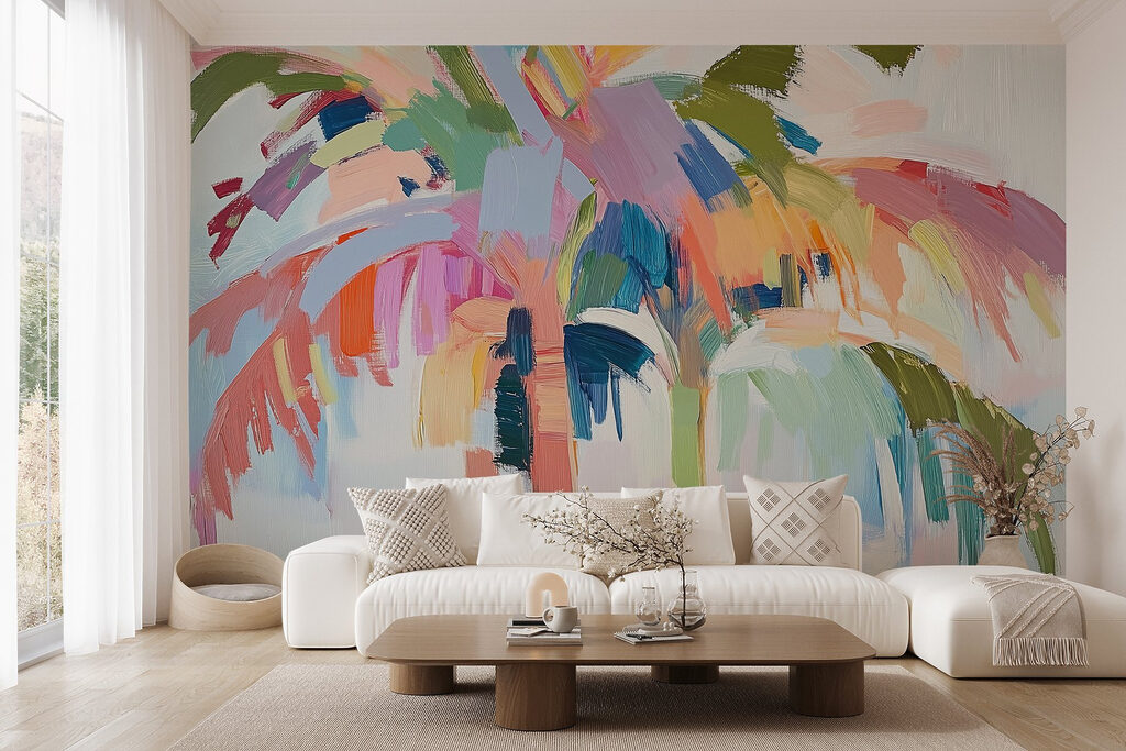 Painting of a palm tree