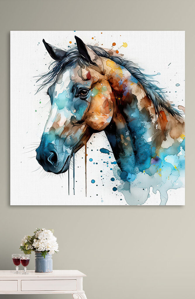 Painting of a horse Painting of a horse