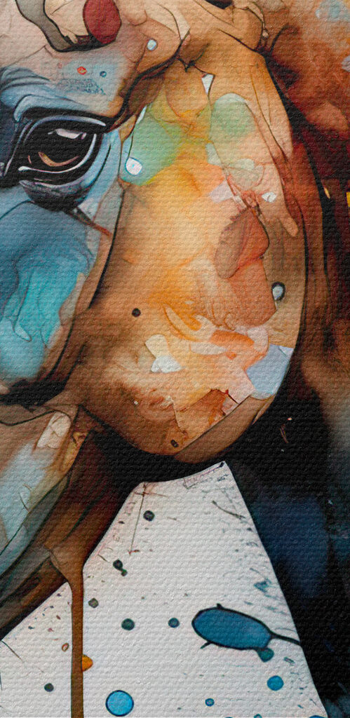 Painting of a horse Painting of a horse